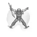 david and goliath tattoo design idea