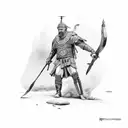 david and goliath tattoo design idea