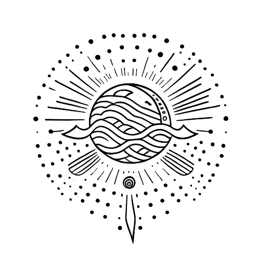 meteor for grandmotger who passed away tattoo design idea