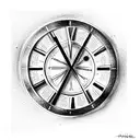 clock face at 10:23 tattoo design idea