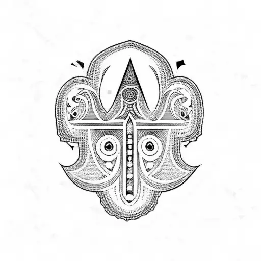 Hamsa Symbol tattoo design idea