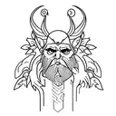 mount olympus tattoo design idea