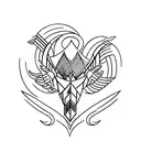 mount olympus tattoo design idea