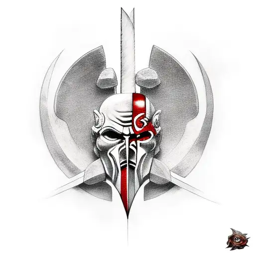 Ares god of war tattoo design idea