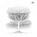 Bodhi Tree tattoo design idea