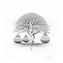 Bodhi Tree tattoo design idea