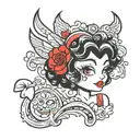 betty boop tattoo design idea