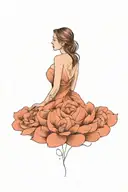 line work tattoo design idea