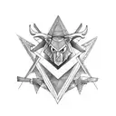 freemason tattoo design idea