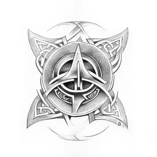 Norse Rune for fate tattoo design idea