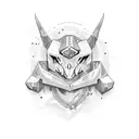 linea de nazca tattoo design idea