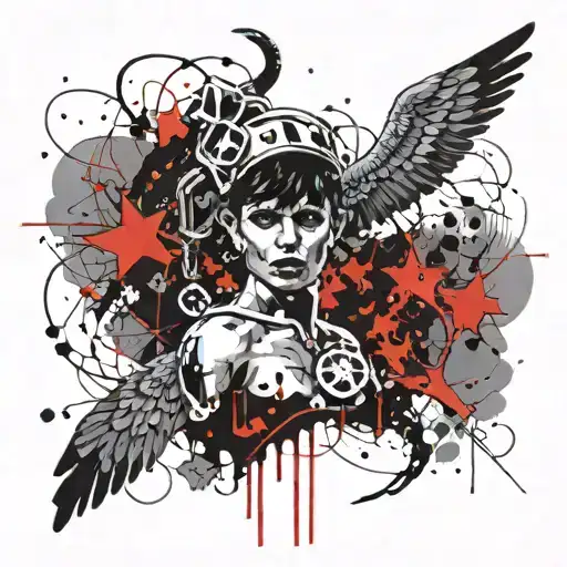 god Hermes tattoo design idea