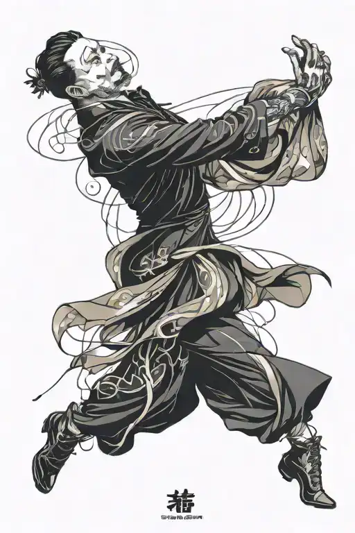 suminagashi, liquid tattoo, ballroom dance abstract men, like vector sketch lines liquid tattoo  tattoo design idea