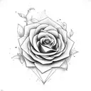 time construction flower jackson malek tattoo design idea