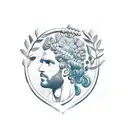 laurel wreath tattoo design idea