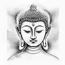 buddha get grags tattoo design idea