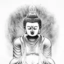buddha get grags tattoo design idea