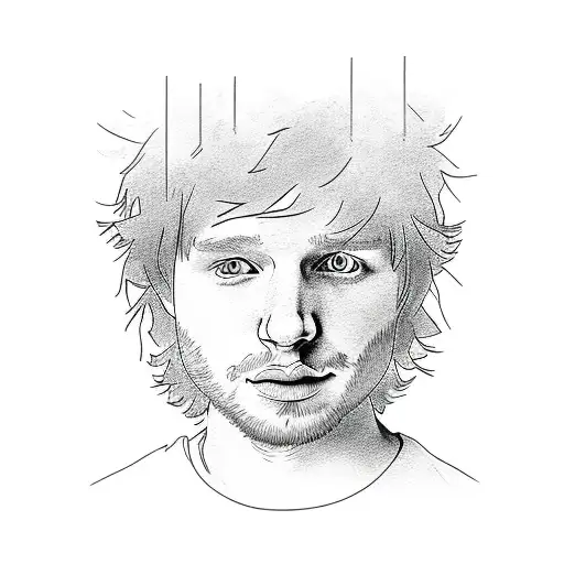 ED Sheeran album covers tattoo design idea