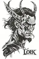 Loki tattoo design idea