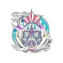 rave  tattoo design idea