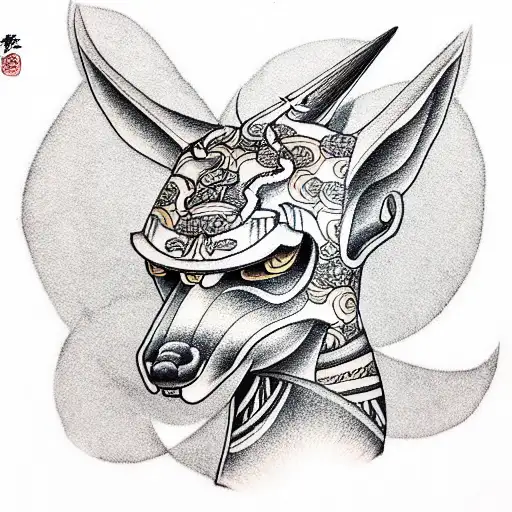 Anubis tattoo design idea