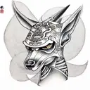 Anubis tattoo design idea