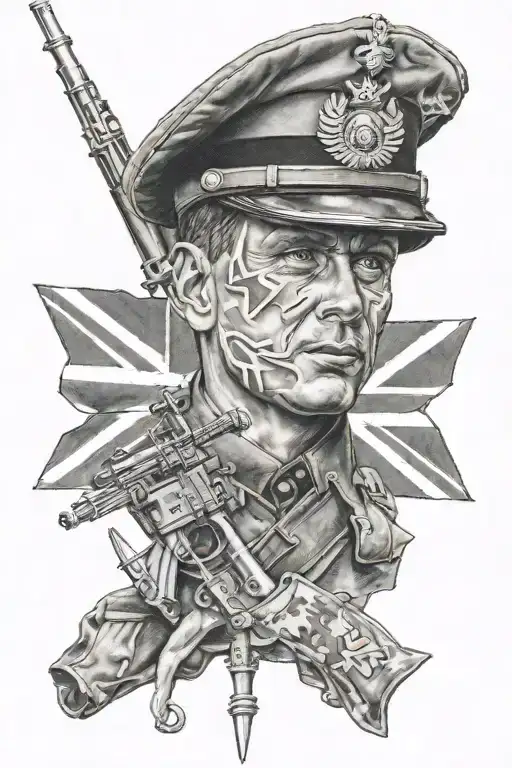 British army  tattoo design idea