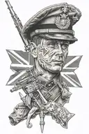 British army  tattoo design idea