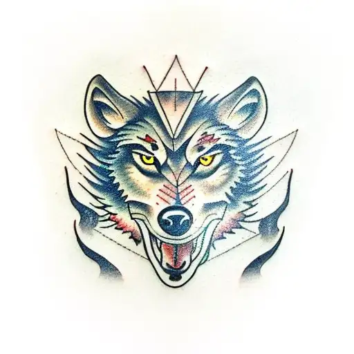 Wolf claw tattoo design idea