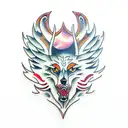 Wolf claw tattoo design idea