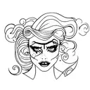 harley Quinn  tattoo design idea