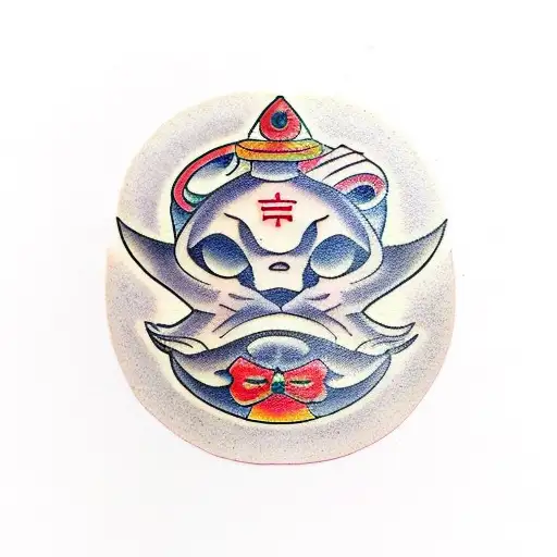 fortune cookie tattoo design idea