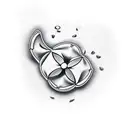 fortune cookie tattoo design idea