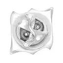 fortune cookie tattoo design idea