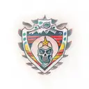 african shield tattoo design idea