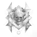 thème astral tattoo design idea