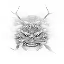 suminagashi tattoo design idea