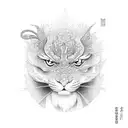 suminagashi tattoo design idea