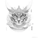 suminagashi tattoo design idea