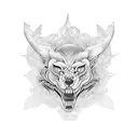 suminagashi tattoo design idea