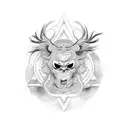 suminagashi tattoo design idea