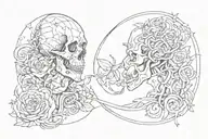scritta " hard life" tattoo design idea