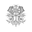 germany brazil tattoo design idea