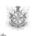 germany brazil flag tattoo design idea