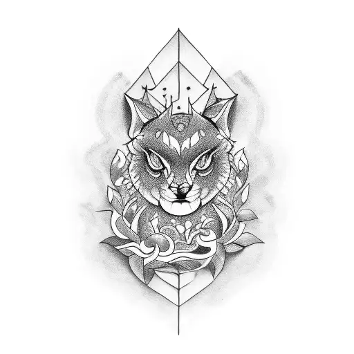 ramas de laurel tattoo design idea