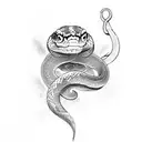 Snake tattoo design idea