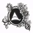 anonymous dengan $ symbol together tattoo design idea
