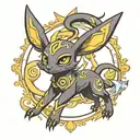 umbreon tattoo design idea