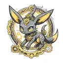 umbreon tattoo design idea