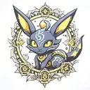 umbreon tattoo design idea
